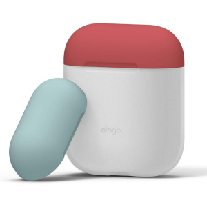 Чохол Elago Duo Case для AirPods Blue/Italian Rose/Coral Blue (EAPDO-LUBL-IROCBL) ТОП в Житомирі