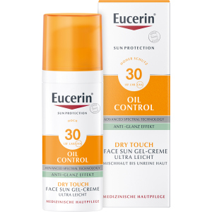 Сонцезахисний гель-крем для обличчя Eucerin Oil Control для жирної та схильної до акне шкіри SPF 30 50 мл (4005800119538)