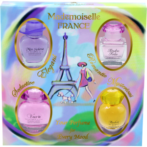 Набір мініатюр парфумерної води Charrier Parfums Mademoiselle France (3442070444112) ТОП в Житомирі