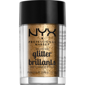 Гліттер NYX Professional Makeup Face & Body Glitter 08 Bronze 2.5 г (800897846800) краща модель в Житомирі