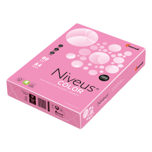 Папір офісний Niveus A4 80 г/м2 неон 500 аркушів Рожевий (9003974460451) краща модель в Житомирі