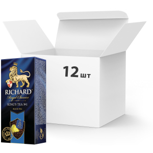 Упаковка чая черного с добавками пакетированного Richard King's Tea №1 25 пакетиков х 12 шт (4823063701891) в Житомире