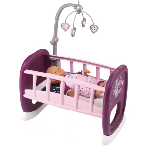 Колиска Smoby Toys Baby Nurse Прованс з мобілем 47 см (220343) (3032162203439) ТОП в Житомирі
