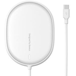 Бездротовий зарядний пристрій Baseus Light Magnetic Wireless Charger (IP12 Series) (WXQJ-02) White рейтинг