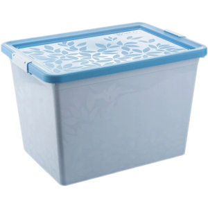 Ящик для хранения BranQ Жасмин 22 л Голубой (7122-1brq-голубой) в Житомире