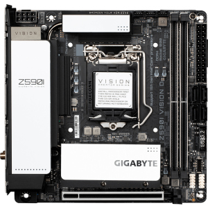 Материнская плата Gigabyte Z590I Vision D (s1200, Intel Z590, PCI-Ex16) в Житомире