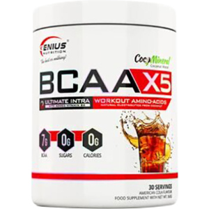 Амінокислота Genius Nutrition BCAA-X5 360 г Кола (5402869110015) в Житомирі