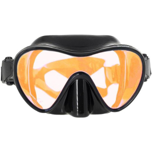 купити Маска з просвітленим склом Marlin Frameless Duo Black + Orange Lens (116981)