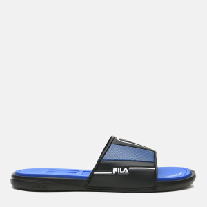 Шлепанцы Fila Ultratouch Slide M Slippers 105792-BM 40 25.5 см Черные с синим (4670036480877)