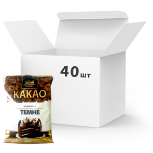 Упаковка какао Галицькі традиції темного алкалізованого 40 шт х 100 г (881643) в Житомирі