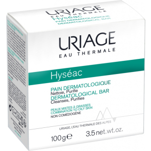 Дерматологическое мыло Uriage Hyseac Dermatological Bar "Без мыла" 100 г (3661434004568) в Житомире