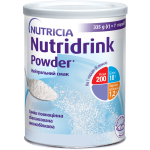 Энтеральное питание Nutricia Nutridrink Powder Neutral с нейтральным вкусом с высоким содержанием белка и энергии 335 г (4008976681441)