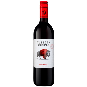 Вино Tussock Jumper Zinfandel червоне сухе 0.75 л 14.5% (3760204540203) ТОП в Житомирі