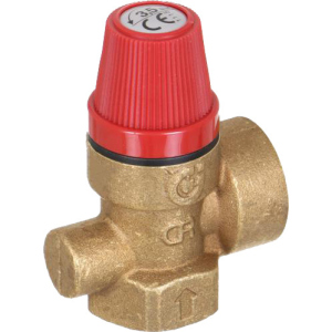 Запобіжний клапан Caleffi DN 3/4" (6 бара) для систем опалення (311560) в Житомирі