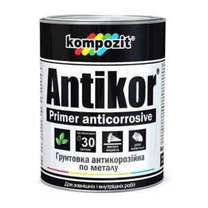 Грунтовка для метала Antikor Kompozit Композит Антикор 3.5 кг Красно-коричневая (4820085741447)