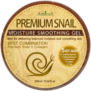 купить Гель для тела Amicell Premium Snail Moisture Увлажняющий с муцином улитки 300мл (8809519410179)