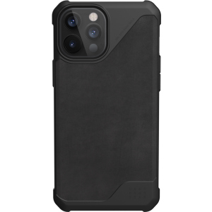 Панель UAG Metropolis LT Leather для Apple iPhone 12 Pro Max Black (11236O118340) краща модель в Житомирі