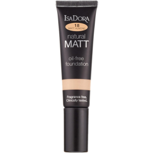 Тональна основа Isadora Natural Matt oil-free foundation 18 matt almond 35 мл (7317852142189)