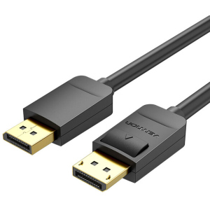 Кабель Vention DisplayPort v1.2 1 м Black (HACBF) ТОП в Житомире