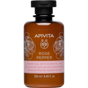 Гель для душа Apivita Rose Pepper с эфирными маслами 250 мл (5201279074548) ТОП в Житомире