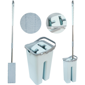 Набір для прибирання Zambak Plastik Elegant Flat Mop 2 предмети (ZP84304) надійний