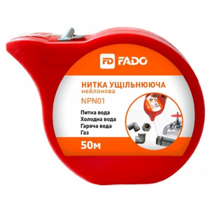 Нитка ущільнювальна FADO нейлонова 50 м NPN01 (4823106711108) ТОП в Житомирі