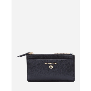 Женская ключница-картхолдер кожаная Michael Kors Jet Set Charm Sm Slim Card Case 34H0GT9D6L-001 Черная надежный