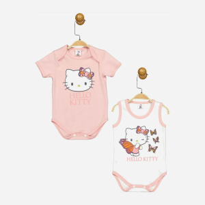 Боді Cimpa Hello Kitty HK17476 80-86 см 2 шт Біло-рожеве (8691109893796) ТОП в Житомирі