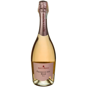 Вино игристое Rocca Rossa Prosecco Rose Brut DOC 0.75 л 11 % (8013651024655) лучшая модель в Житомире