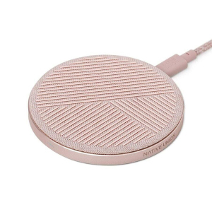 Бездротовий зарядний пристрій Drop Wireless Charger Fabric Rose (DROP-ROSE-FB-V2)