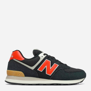 Кросівки New Balance 574 ML574ML2 40.5 (8) 26 см Чорні з оранжевим (195173180403) краща модель в Житомирі