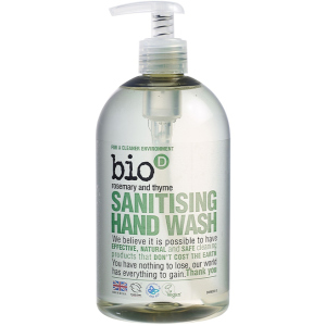 Рідке мило, що дезінфікує Bio-D Sanitising Hand Wash Rosemary &amp; Thyme з ефірною олією 500 мл (5034938200107) в Житомирі