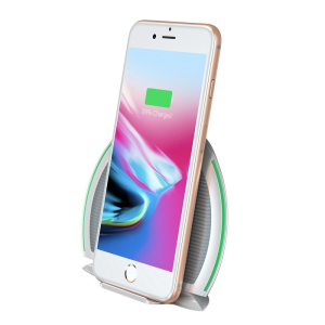 Бездротовий зарядний пристрій Baseus Foldable Multifunction Wireless Charger white+gray (WXZD-02) надійний