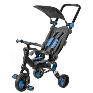 Триколісний велосипед Galileo Strollcycle Black Синій (GB-1002-B) ТОП в Житомирі