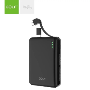 Портативная Универсальная батарея Power bank GOLF G73 10000mAh Черный ТОП в Житомире