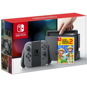 Nintendo Switch Gray + Гра Super Mario Maker 2 (російська версія) ТОП в Житомирі