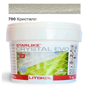 Эпоксидная затирка Litokol Starlike EVO Crystal 700 Кристалл (Хамелеон) 1кг ТОП в Житомире