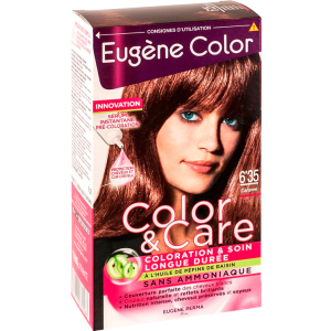 Фарба для волосся Eugene Perma без аміаку Color & Care 6.35 Темний Блондин Золотистий Червоне Дерево 125 мл (3140100336283) ТОП в Житомирі