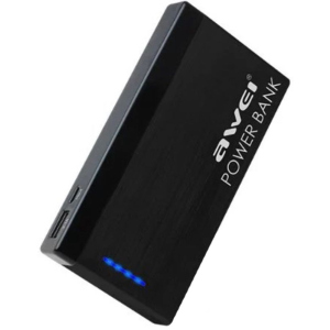 Портативна батарея 10000 mAh AWEI P95K Black в Житомирі