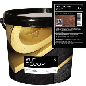 Декоративний віск Elf Decor Special Wax 1л Bronze (mba1d122w) ТОП в Житомирі