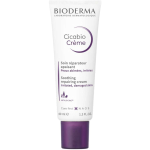 Відновлюючий крем для обличчя та тіла Bioderma Cicabio Soothing Reparing Cream 40 мл (3401347869546) рейтинг