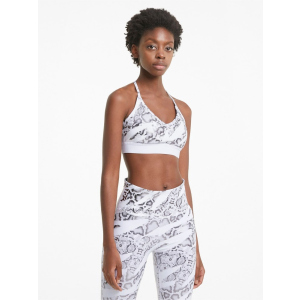 Спортивний топ Puma Train Untmd Low Impact Bra 52024402 L Puma White-CASTLEROCK-print (4063697370845) рейтинг