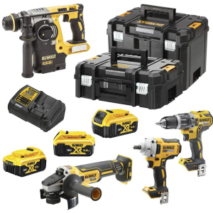 Набір із чотирьох акумуляторних безщіткових інструментів DeWalt DCK428P3T ТОП в Житомирі