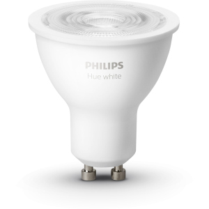 Розумна лампа Philips Hue GU10, 5.2W(57Вт), 2700K, White, Bluetooth, димована, 2 шт (929001953506) в Житомирі
