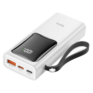 Павербанк Hoco Power Bank 10000mAh Quick Charge J41 Pro|1USB/Type-C/Lightning, PD/QC, 22.5W, 3A| white в Житомире