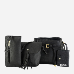 Жіноча сумка Traum 7228-30 Чорна (4820007228308) краща модель в Житомирі