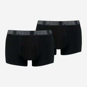 Труси-шорти Puma Basic Trunk 2P 93501501 L 2 шт Black (8720245037693) краща модель в Житомирі