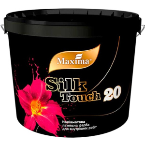 Напівматова латексна фарба "Silk Touch 20" Maxima 6 кг (4823083307837) ТОП в Житомирі