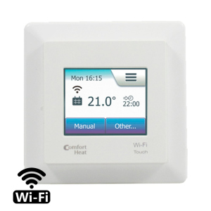 Программируемый регулятор с Wi-Fi для теплого пола Comfort Heat Touch Белый рейтинг