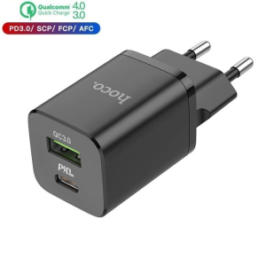 купить Зарядное устройство Hoco 30W Quick Charge для iPad|iPhone|Samsung|Xiaomi|Huawei black